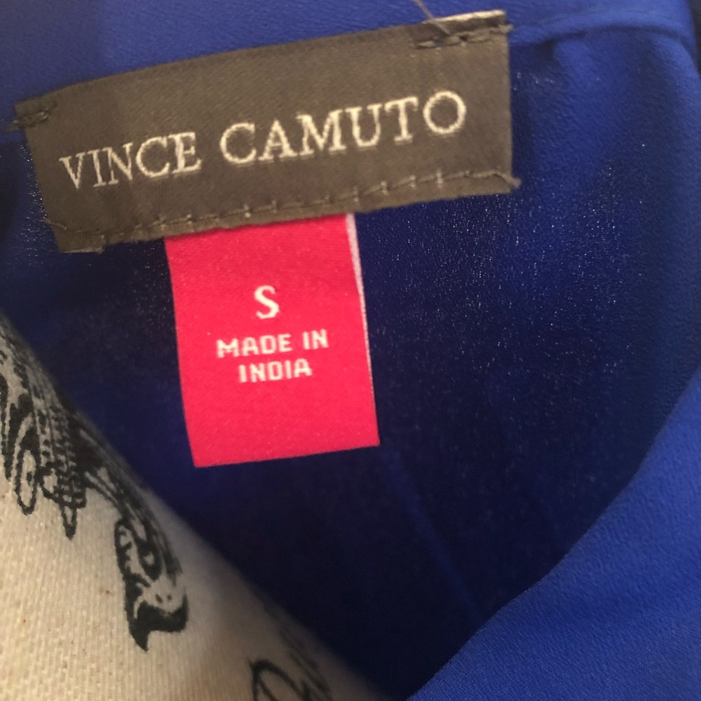 Vince Camuto Sapphire Blue Top S - Picture 5 of 7